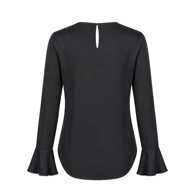 Bluse Nizza aus 100 % reiner Crêpe de Chine Seide