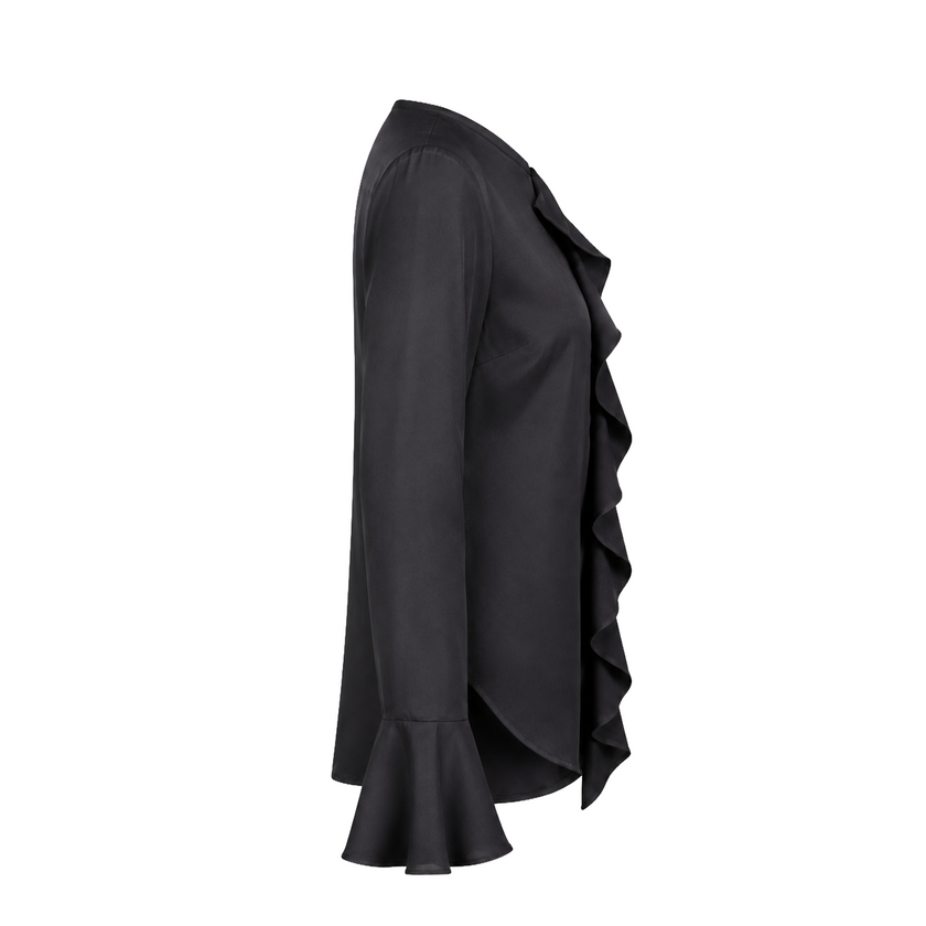 Nizza Shirt in 100% Pure Crêpe de Chine Silk