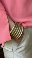 Armband Spring aus goldfarbenem Harz