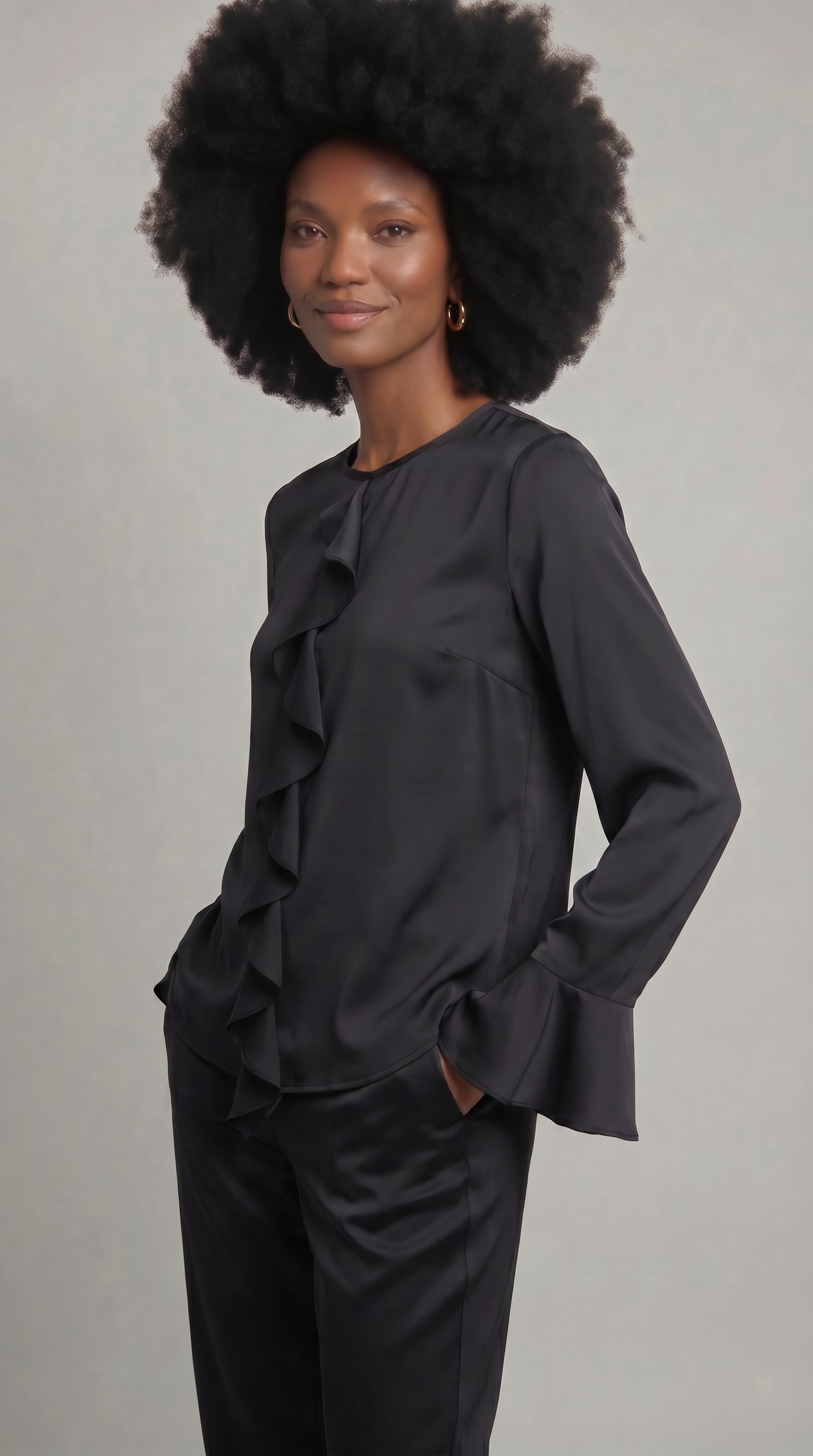 Nizza Shirt in 100% Pure Crêpe de Chine Silk