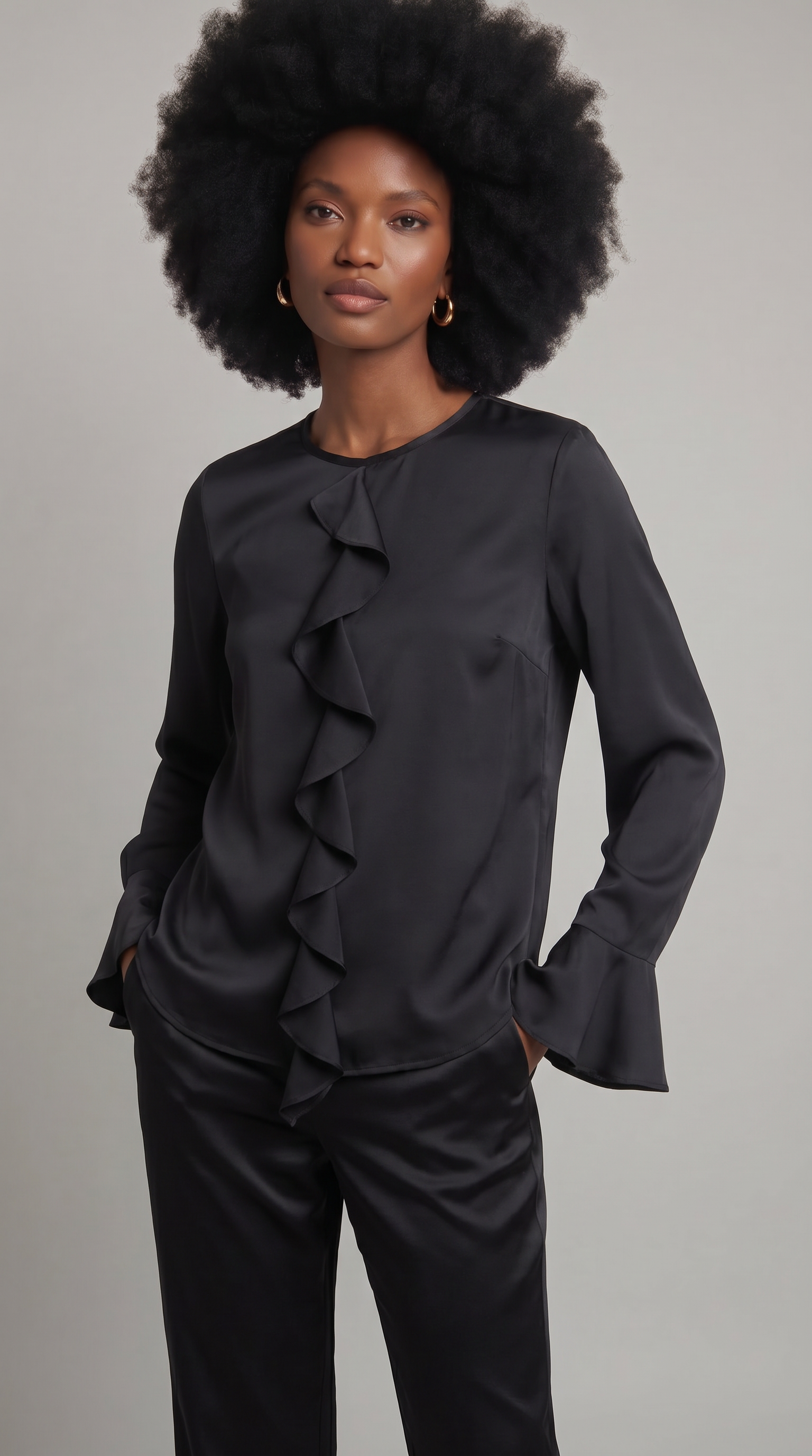 Nizza Shirt in 100% Pure Crêpe de Chine Silk