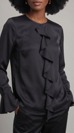 Nizza Shirt in 100% Pure Crêpe de Chine Silk