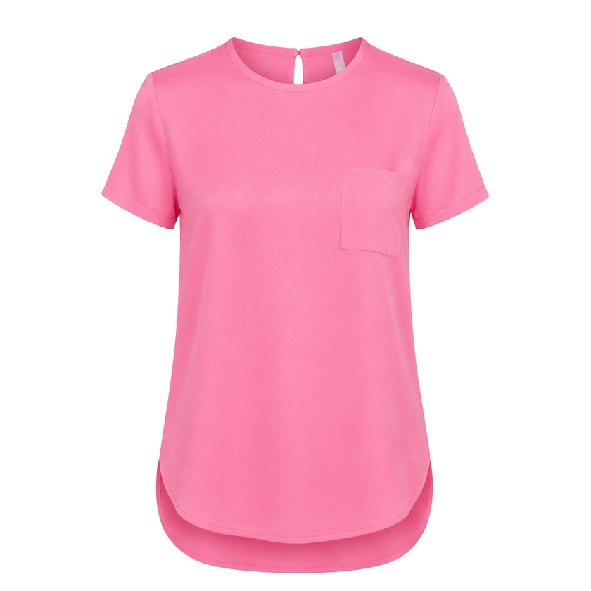 T-Shirt London aus 100% reiner Crêpe de Chine Seide