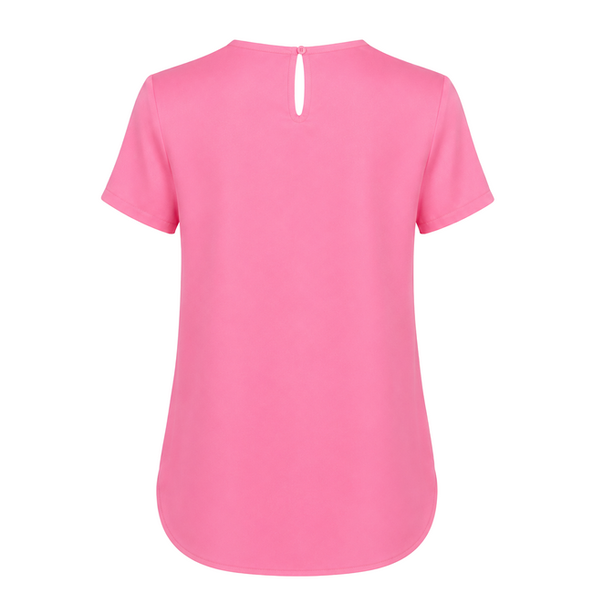 T-Shirt London aus 100% reiner Crêpe de Chine Seide