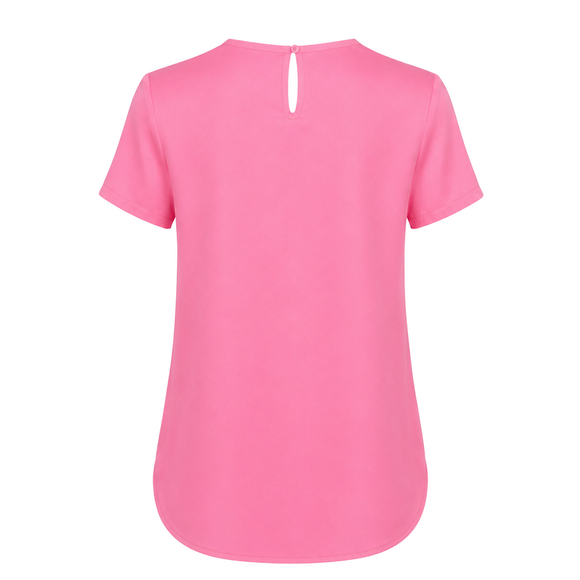 T-Shirt London aus 100% reiner Crêpe de Chine Seide
