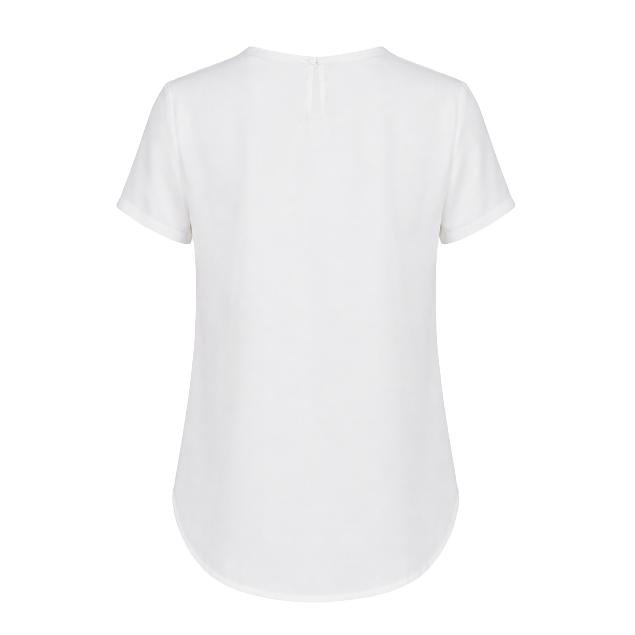 T-Shirt London aus 100 % reiner Crêpe de Chine Seide