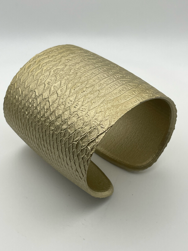 Armband Nilo aus goldfarbenem Harz