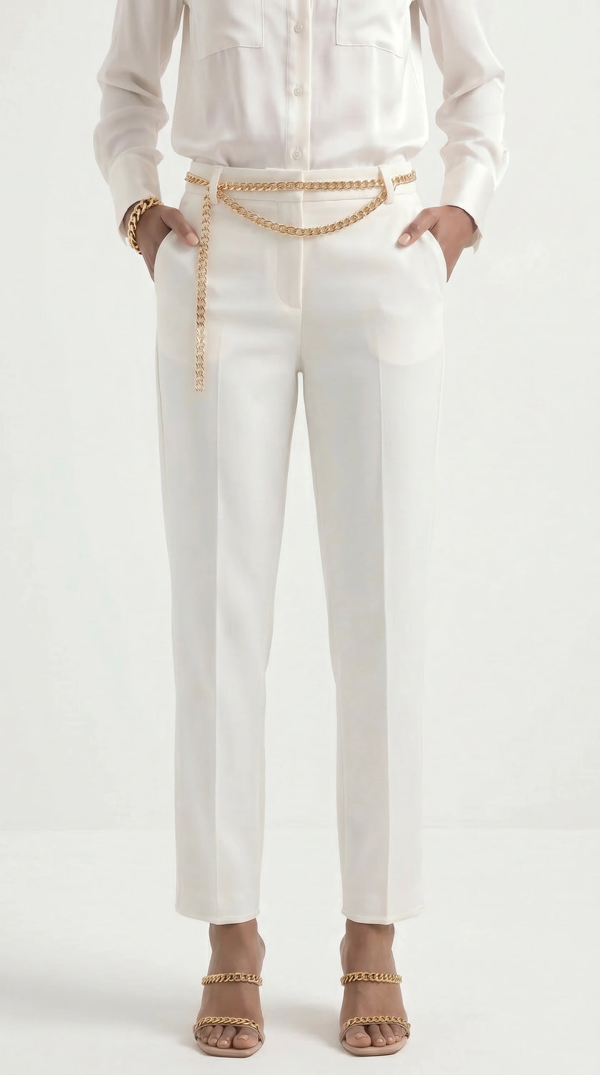 Pantalone Sigaretta in cady tecnico