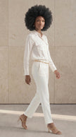 Pantalone Sigaretta in cady tecnico
